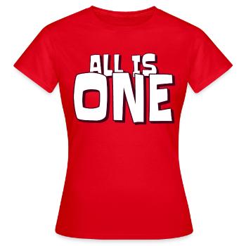 Bien-être Sagesse - T-shirt Femme - rouge - Devant - AI Model Female 172 dark (172cm)
