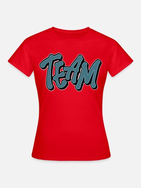 Team - Frauen T-Shirt - Rot