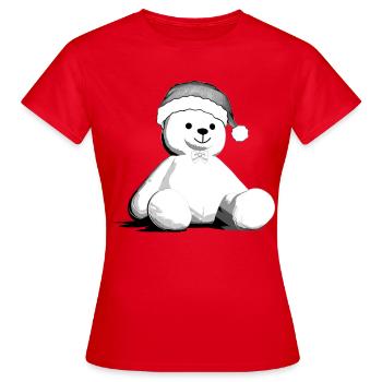 Bear cub - Women's T-Shirt - red - Front - AI Model Female 172 dark (172cm)