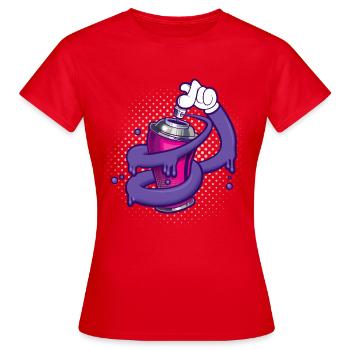 Express Myself - Women's T-Shirt - red - Front - AI Model Female 172 dark (172cm)