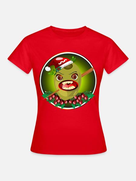 WEIHNACHTEN DARTS - Frauen T-Shirt - Rot