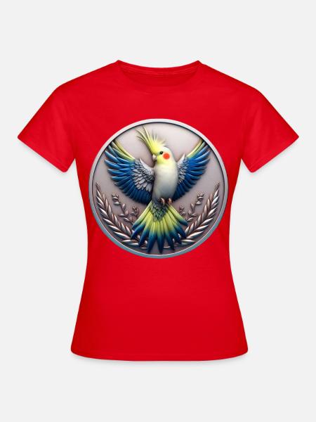 Medaille (02) - Frauen T-Shirt - Rot