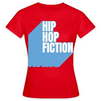 Fiction hip-hop - T-shirt Femme - rouge - Devant - AI Model Female 172 dark (172cm)