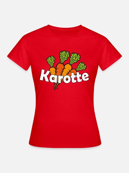 KAROTTE - Frauen T-Shirt - Rot