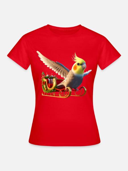 Weihnachtsnymph (01) - Frauen T-Shirt - Rot