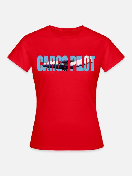 Cargo pilot An-12 - Frauen T-Shirt - Rot