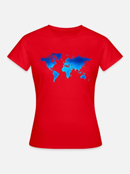 Neon World - Frauen T-Shirt - Rot