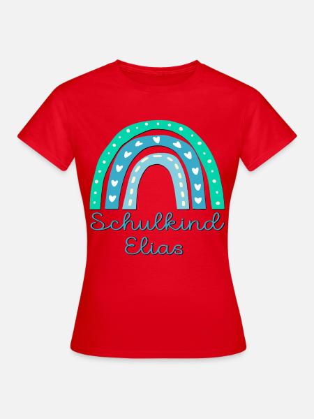 SCHULANFANG SCHULKIND ELIAS - Frauen T-Shirt - Rot