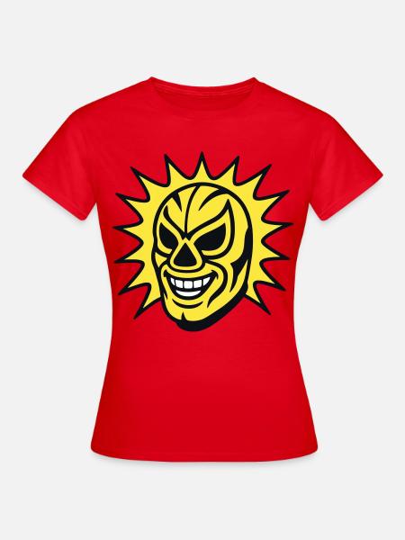 Mexican Mask / Lucha Libre - Frauen T-Shirt - Rot