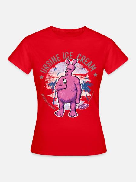 Ursine Eiscreme - Frauen T-Shirt - Rot