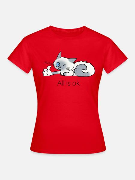 Jazz ist ok - Frauen T-Shirt - Rot