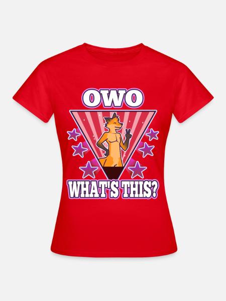 OwO What's This? - Frauen T-Shirt - Rot