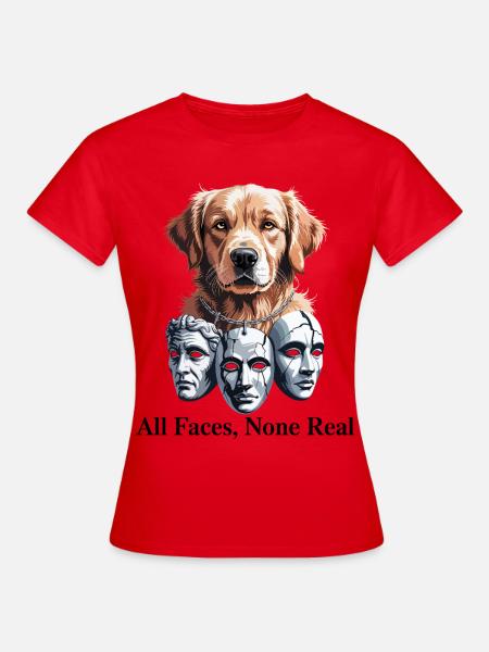 Canine Masquerade Theater - Frauen T-Shirt - Rot