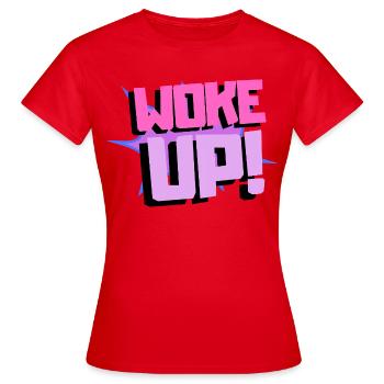 Réveillé - T-shirt Femme - rouge - Devant - AI Model Female 172 dark (172cm)