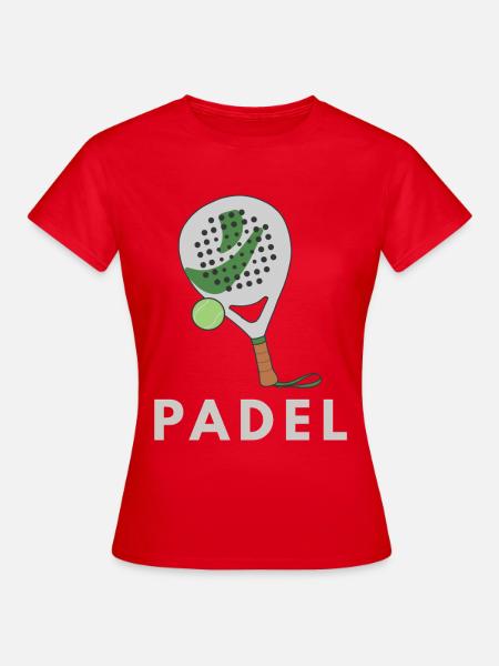 Padel-Humor-Padelspieler - Frauen T-Shirt - Rot
