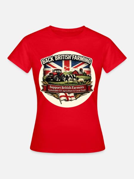 Zurück zur britischen Landwirtschaft - Frauen T-Shirt - Rot