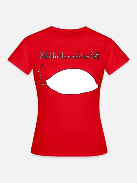 Schildkröte lustiger Wortwitz, zweideutiger Humor - Frauen T-Shirt - Rot