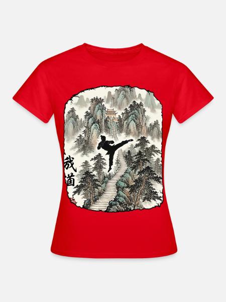 Kampfkunst Kampfsport - Frauen T-Shirt - Rot