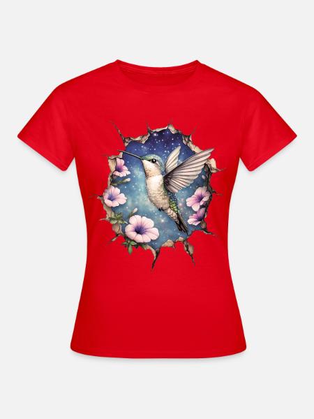 Kolibri - Frauen T-Shirt - Rot