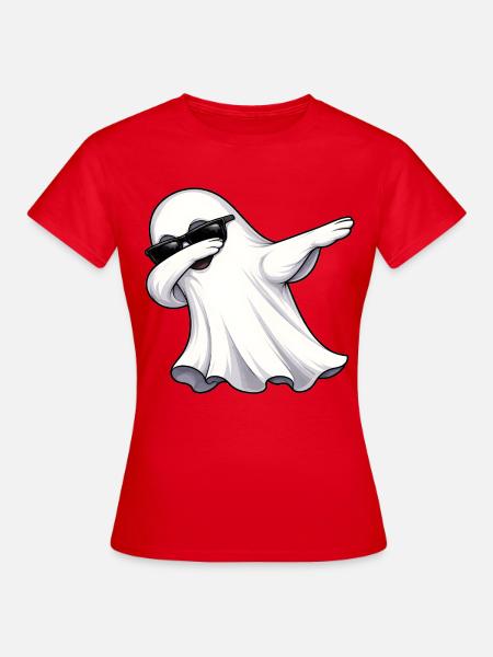 Dabbing Geist - Frauen T-Shirt - Rot