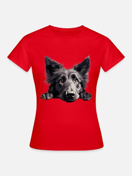 Belgian Sheepdog - Frauen T-Shirt - Rot