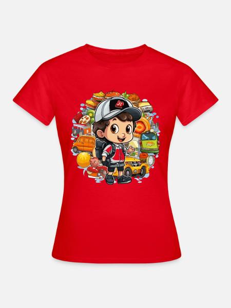 Essensabenteuer Entdecker - Frauen T-Shirt - Rot