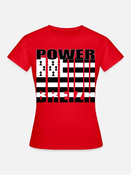 Breizh Power - Frauen T-Shirt - Rot