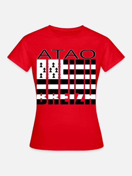 Atao Breizh - Frauen T-Shirt - Rot