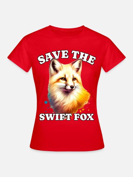 Swiftfuchs Save Swift Fox - Frauen T-Shirt - Rot