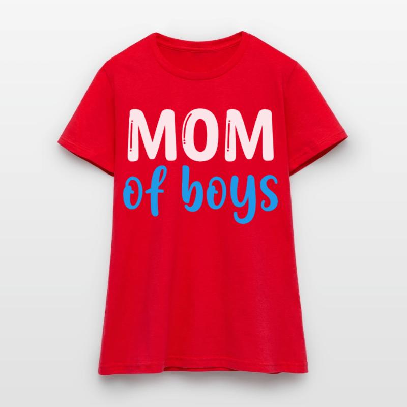 Mutter der Jungen – Beste Mutter – Muttertag Frauen T-Shirt