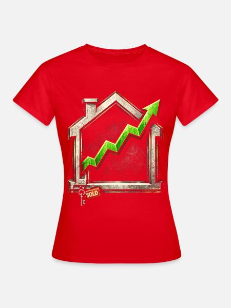 Immobilienmakler Makler - Frauen T-Shirt - Rot