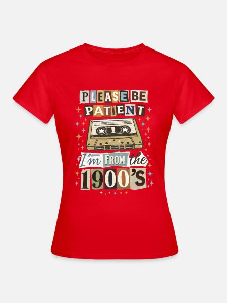 Retro Kassette Nostalgia - Frauen T-Shirt - Rot