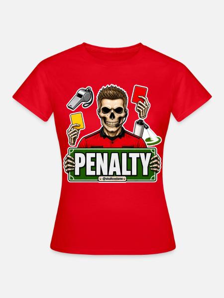 SkullCostume World Edition: Strafe - Frauen T-Shirt - Rot