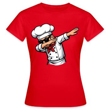 Cuisinier de dabping - T-shirt Femme - rouge - Devant - AI Model Female 172 dark (172cm)