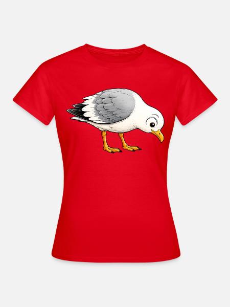 Ville MÖKKI LIFE - Frauen T-Shirt - Rot
