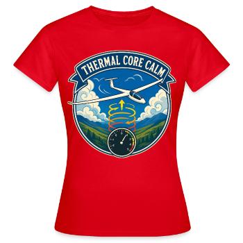 THERMAL CORE CALM - Women's T-Shirt - red - Front - AI Model Female 172 dark (172cm)