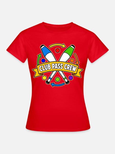 CLUB PASS CREW - Frauen T-Shirt - Rot