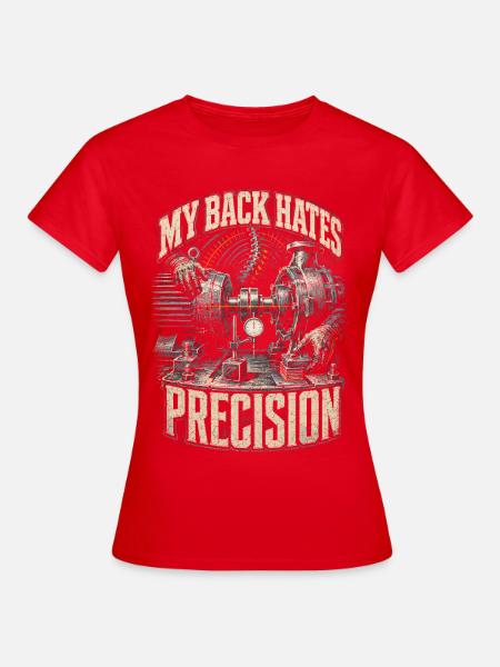 Industriemechaniker Maschinenmonteur - Frauen T-Shirt - Rot