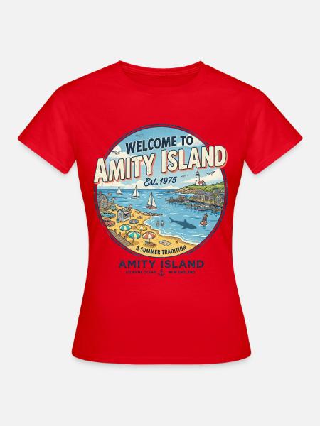 Willkommen im Paradies - Frauen T-Shirt - Rot