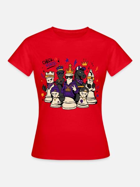 Regal Street Schachmannschaft - Frauen T-Shirt - Rot