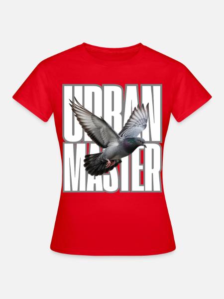 Urban Master Taube - Frauen T-Shirt - Rot