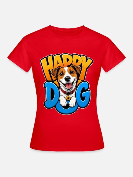Jack Russell Terrier - Frauen T-Shirt - Rot