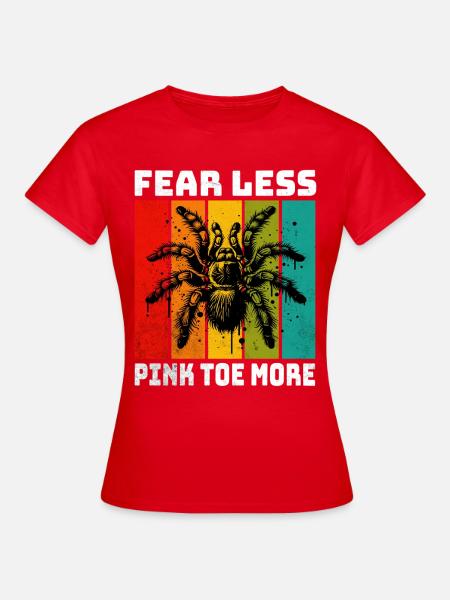 Pinkzeh Rosafuss Tarantel - Frauen T-Shirt - Rot