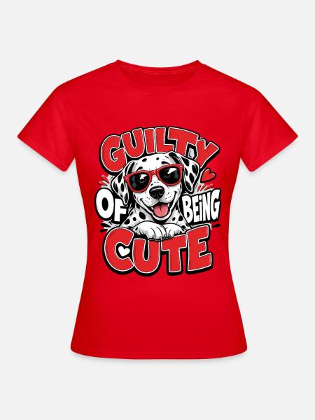 Dalmatiner - Frauen T-Shirt - Rot