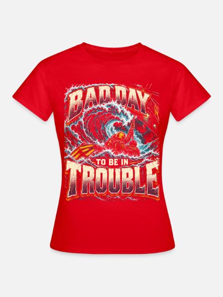 Rettungsschwimmer Wasserrettung - Frauen T-Shirt - Rot