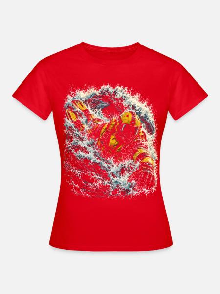 Rettungsschwimmer Wasserrettung - Frauen T-Shirt - Rot