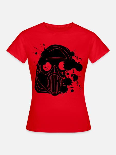 Verunreinigung (schwarz) - Frauen T-Shirt - Rot