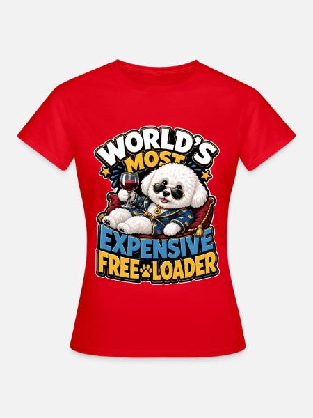 Bichon Frise - Frauen T-Shirt - Rot