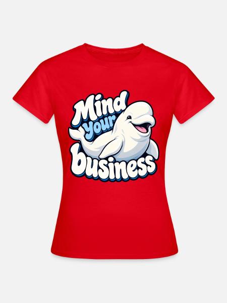 Milchwal - Frauen T-Shirt - Rot