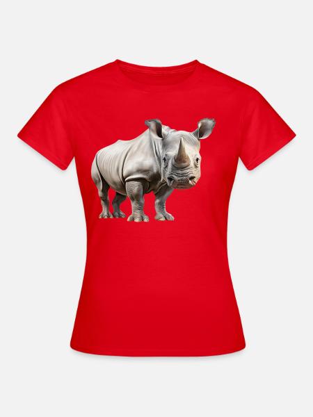Nashorn - Frauen T-Shirt - Rot